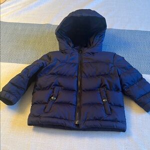18 Month Ralph Lauren Navy Blue Puffer Jacket with Hood